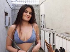 Armenian Babe Gets Cum in Her Eye